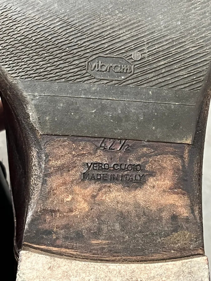 Maison Margiela Brown Eroded Leather Boots uZexIbo 9