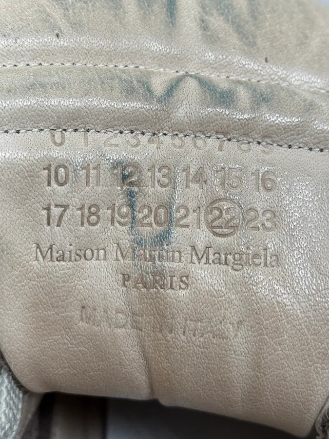 Maison Margiela Brown High Suede Leather Sneakers wIDdfnw 6