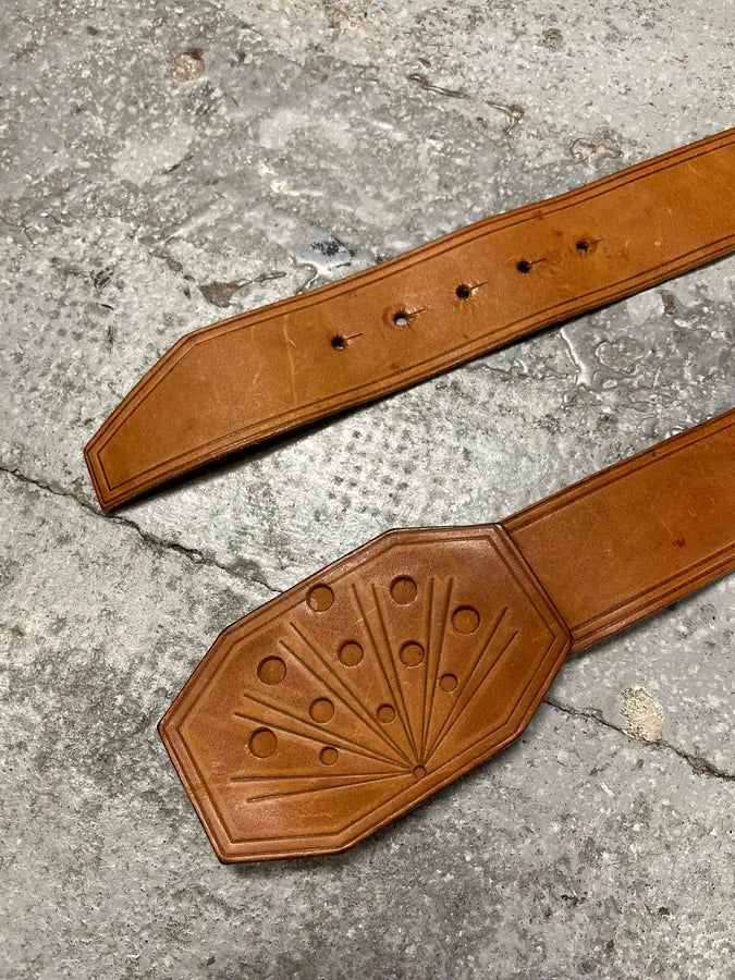 Maison Margiela Brown Imperial Leather Belt (OS) NMwvyCn 4
