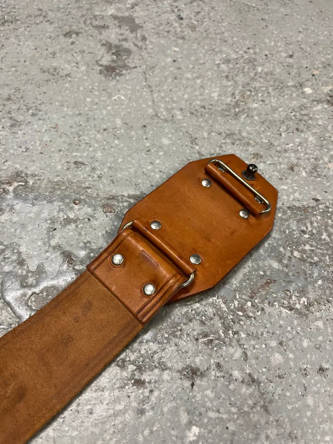 Maison Margiela Brown Imperial Leather Belt (OS) NMwvyCn 7
