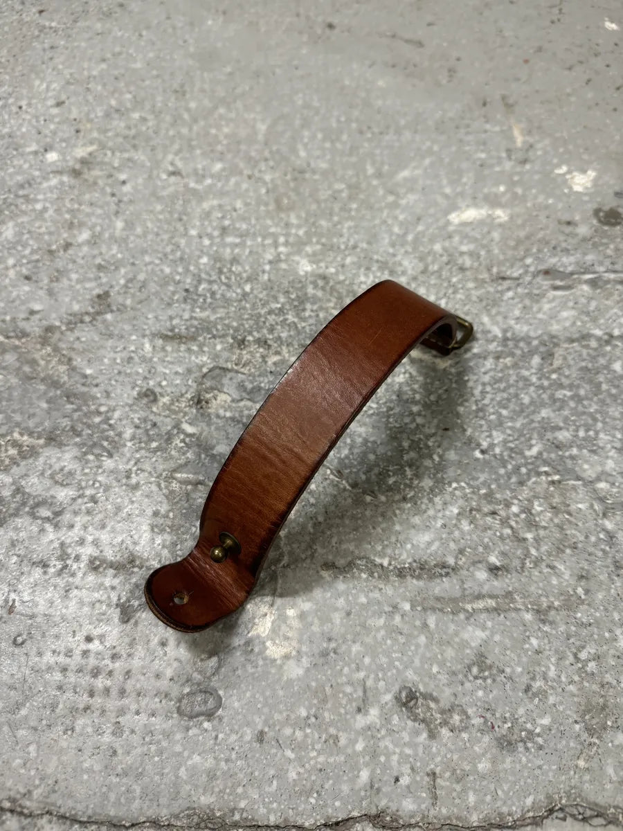 Maison Margiela Brown Strap Cowhide Leather Bracelet zViVVCj 4