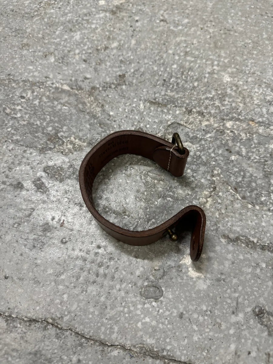 Maison Margiela Brown Strap Cowhide Leather Bracelet zViVVCj 8
