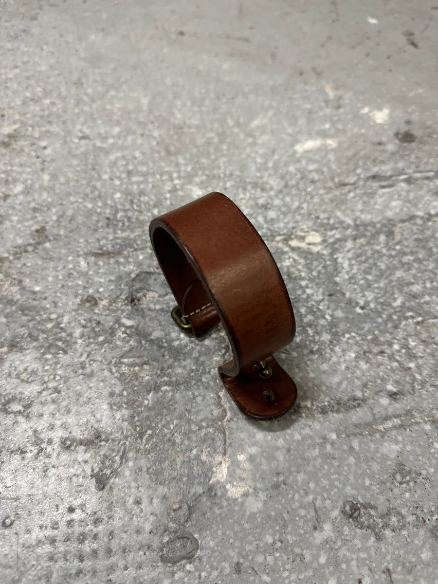 Maison Margiela Brown Strap Cowhide Leather Bracelet zViVVCj 9
