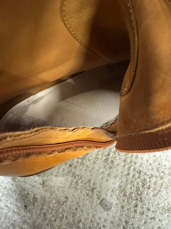 Maison Margiela Camel High Leather Boots iVyKJap 10