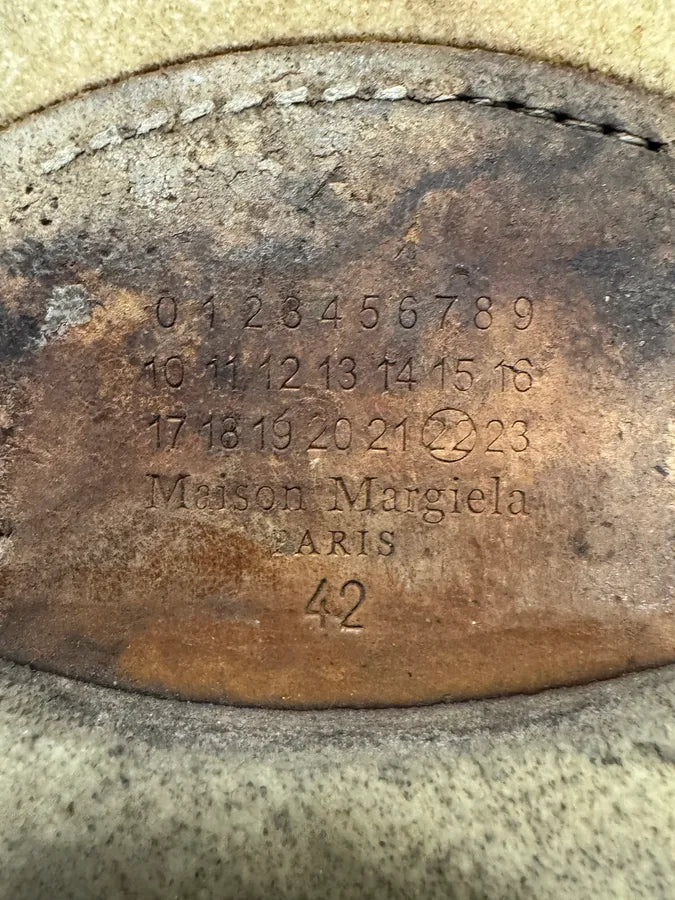 Maison Margiela Camel High Leather Boots iVyKJap 5