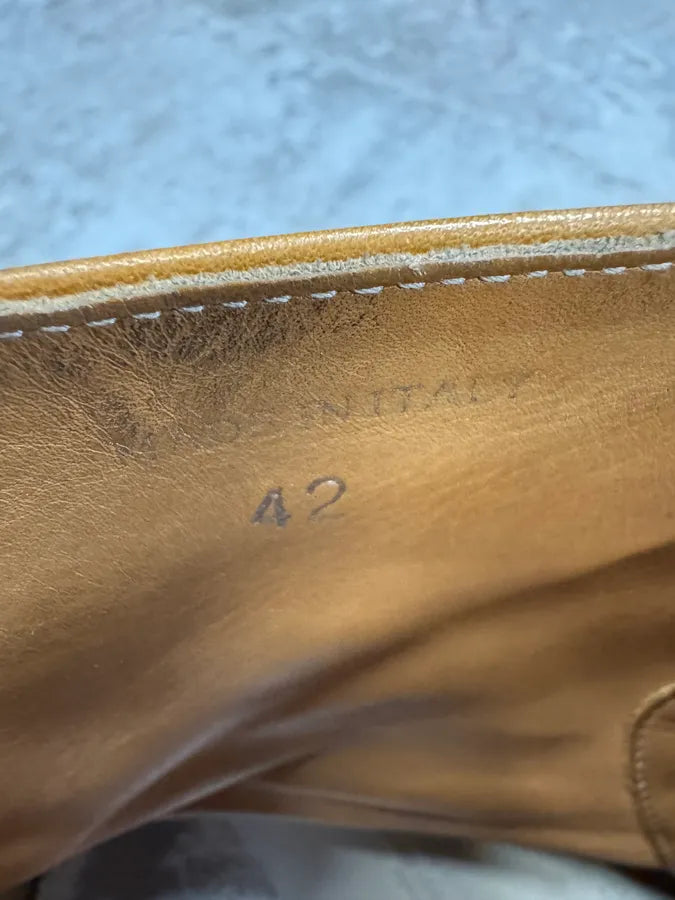 Maison Margiela Camel High Leather Boots iVyKJap 9