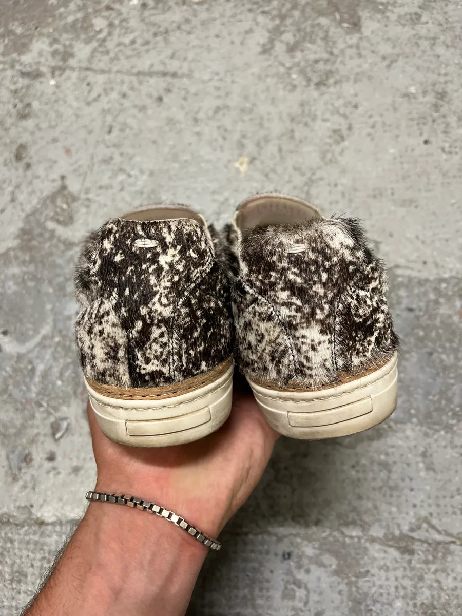 Maison Margiela Cow Fur Slip-On Shoes kZjISHz 4