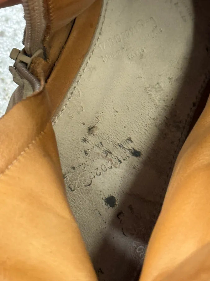 Maison Margiela Creamy Python Leather Boots wMjVMSy 9