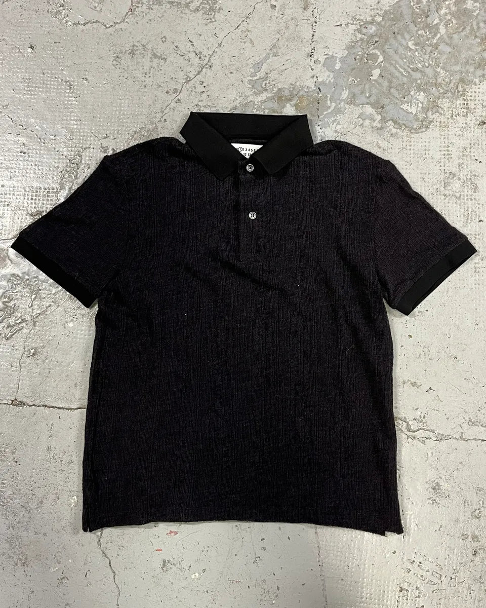 Maison Margiela Black Light Signature Polo Shirt tQAYdDZ 0