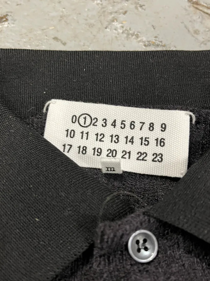 Maison Margiela Black Light Signature Polo Shirt tQAYdDZ 6