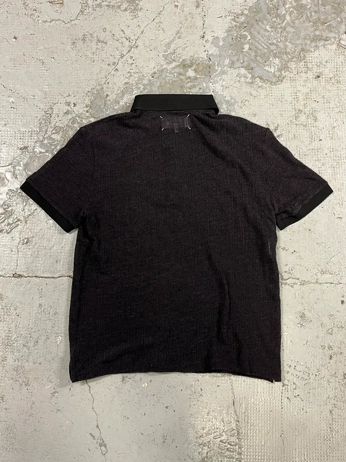 Maison Margiela Black Light Signature Polo Shirt tQAYdDZ 4