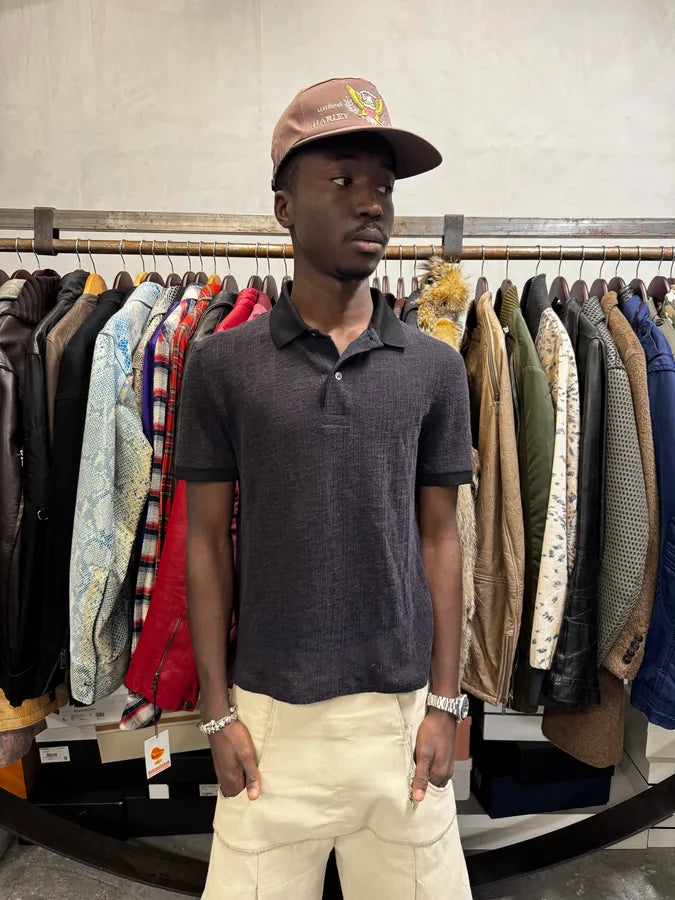 Maison Margiela Black Light Signature Polo Shirt tQAYdDZ 1