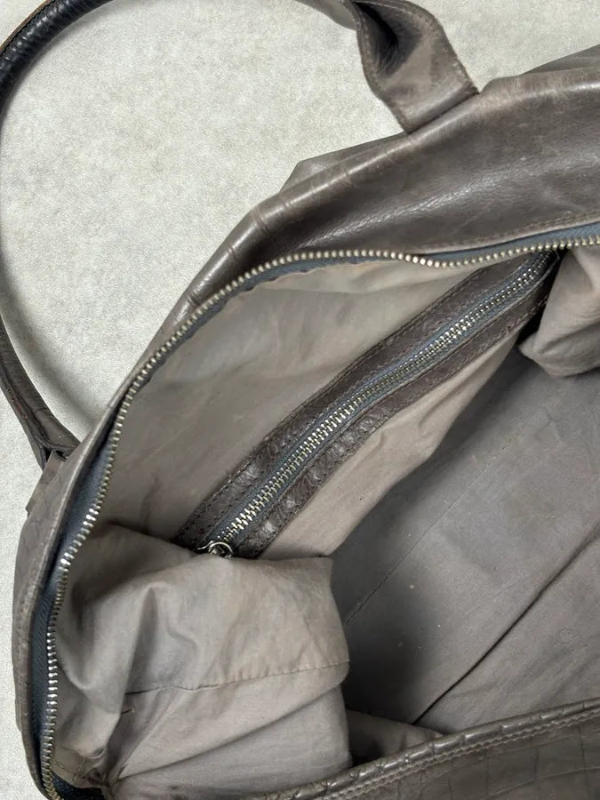 Maison Margiela Crocodile Effect Signature Leather Handle Bag uTWyyhH 15