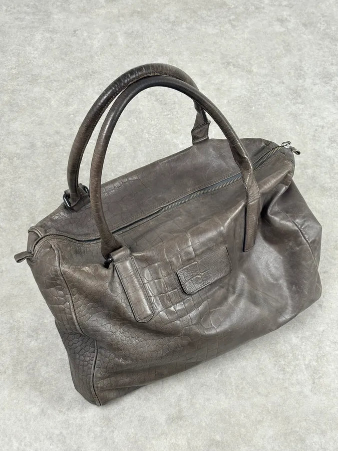 Maison Margiela Crocodile Effect Signature Leather Handle Bag uTWyyhH 1