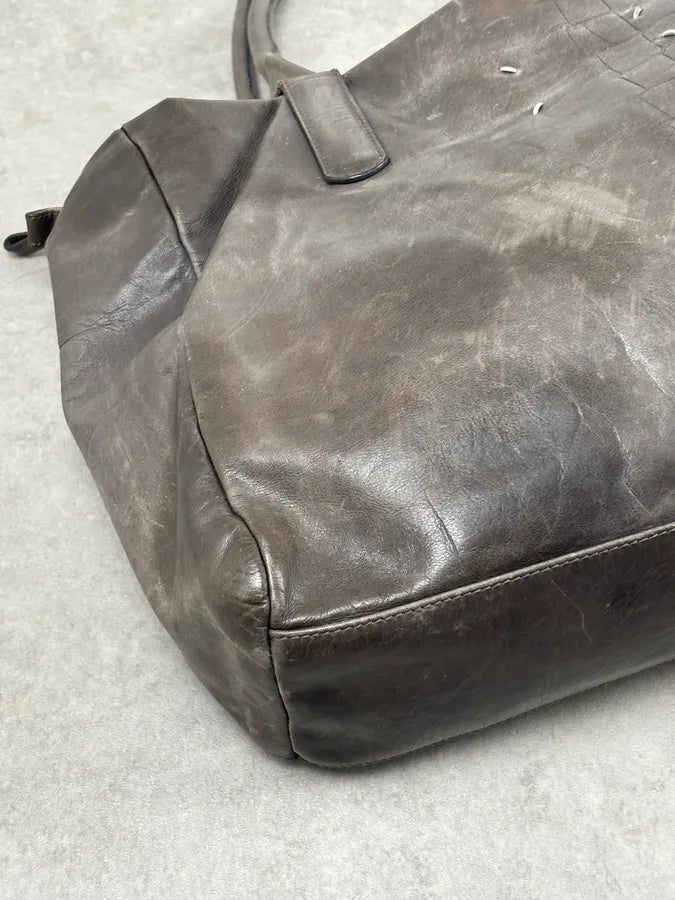 Maison Margiela Crocodile Effect Signature Leather Handle Bag uTWyyhH 6