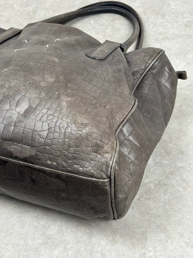 Maison Margiela Crocodile Effect Signature Leather Handle Bag uTWyyhH 5
