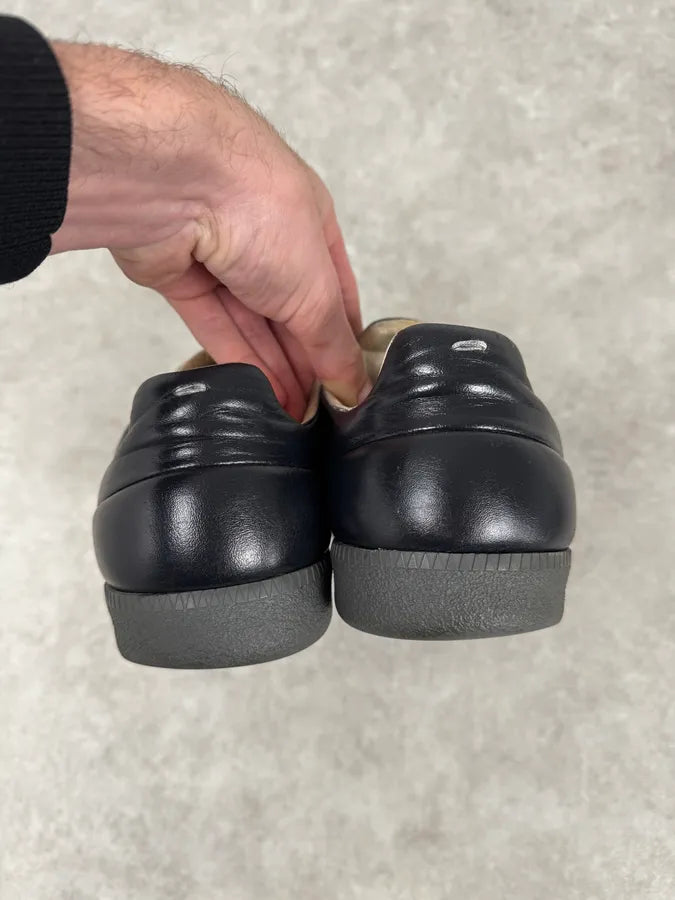 Maison Margiela Future Black Painted Low Sneakers JMPXNNx 7