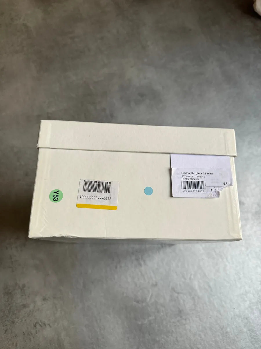 Maison Margiela Future High Olive Puffer Shoes AsFBfWL 10