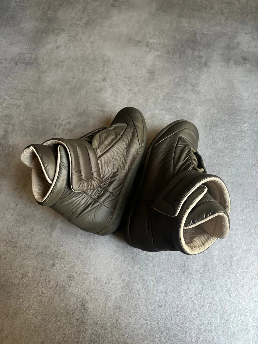 Maison Margiela Future High Olive Puffer Shoes AsFBfWL 2