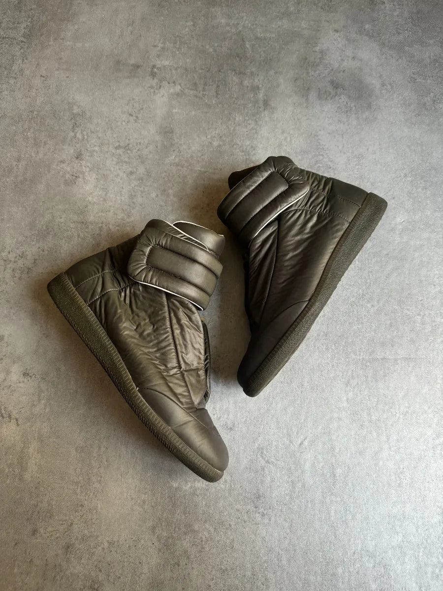Maison Margiela Future High Olive Puffer Shoes AsFBfWL 5