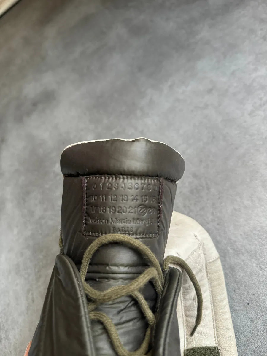 Maison Margiela Future High Olive Puffer Shoes AsFBfWL 7