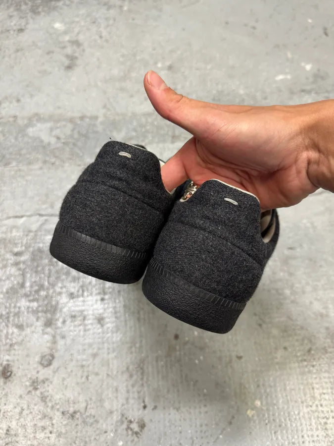 Maison Margiela Future Low Grey Wool Sneakers (40eu/us7) ZFvYYFS 3