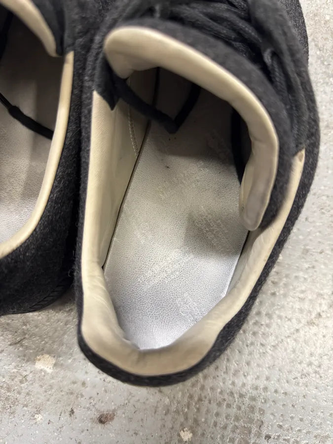 Maison Margiela Future Low Grey Wool Sneakers (40eu/us7) ZFvYYFS 6