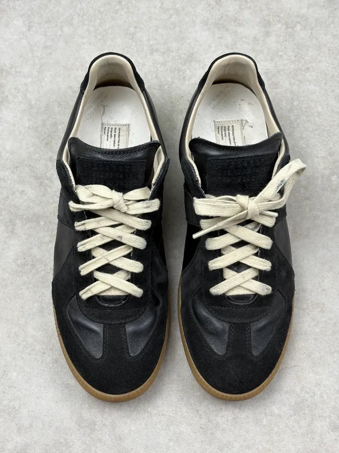 Maison Margiela Replica Black Gats Low Sneakers CryRclG 1