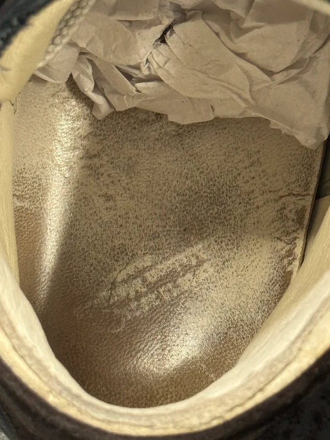 Maison Margiela Gats High Brown Leather Sneakers KXJdagp 7