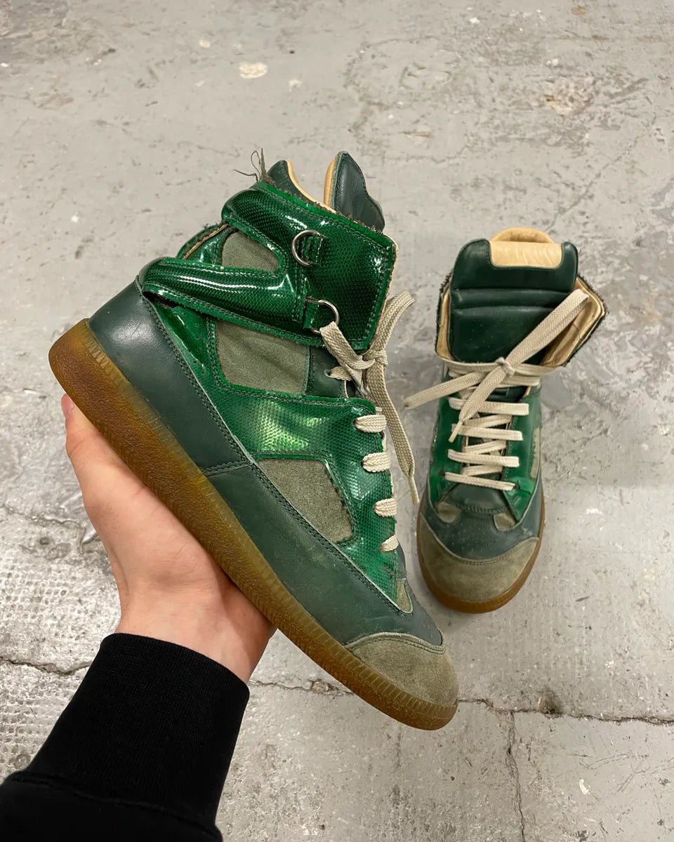 Maison Margiela Green Suede Leather Shoes (38eu/us5.5) 0