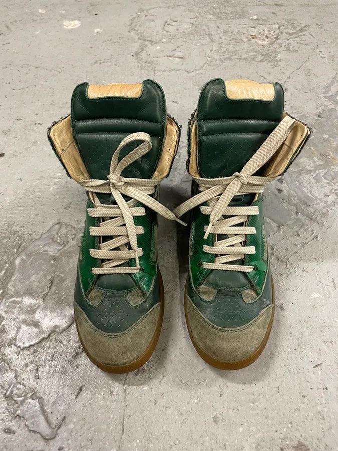Maison Margiela Green Suede Leather Shoes (38eu/us5.5) 1