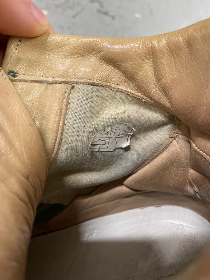 Maison Margiela Green Suede Leather Shoes (38eu/us5.5) 11