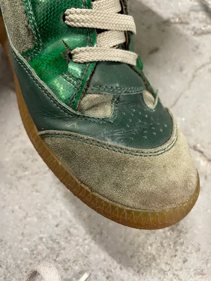 Maison Margiela Green Suede Leather Shoes (38eu/us5.5) 7