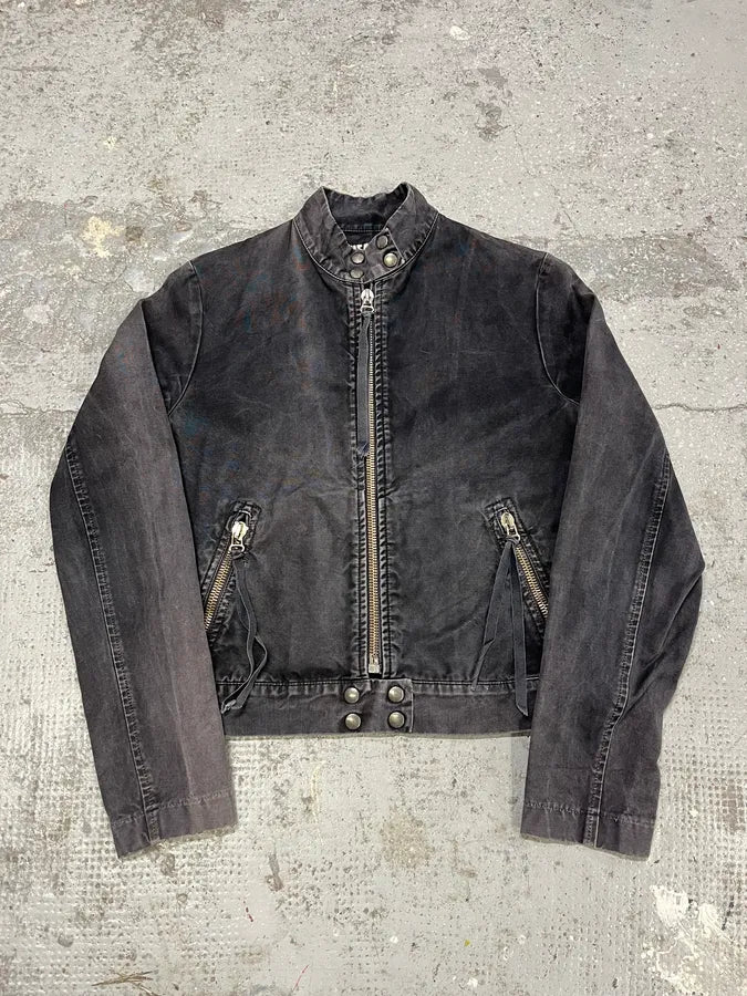 Maison Margiela Grey Avant-Garde Biker Jacket (XS/S) QBNDgHA 0
