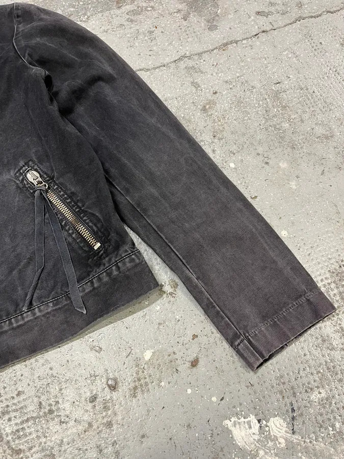 Maison Margiela Grey Avant-Garde Biker Jacket (XS/S) QBNDgHA 3
