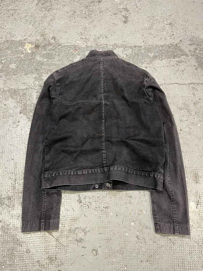 Maison Margiela Grey Avant-Garde Biker Jacket (XS/S) QBNDgHA 4