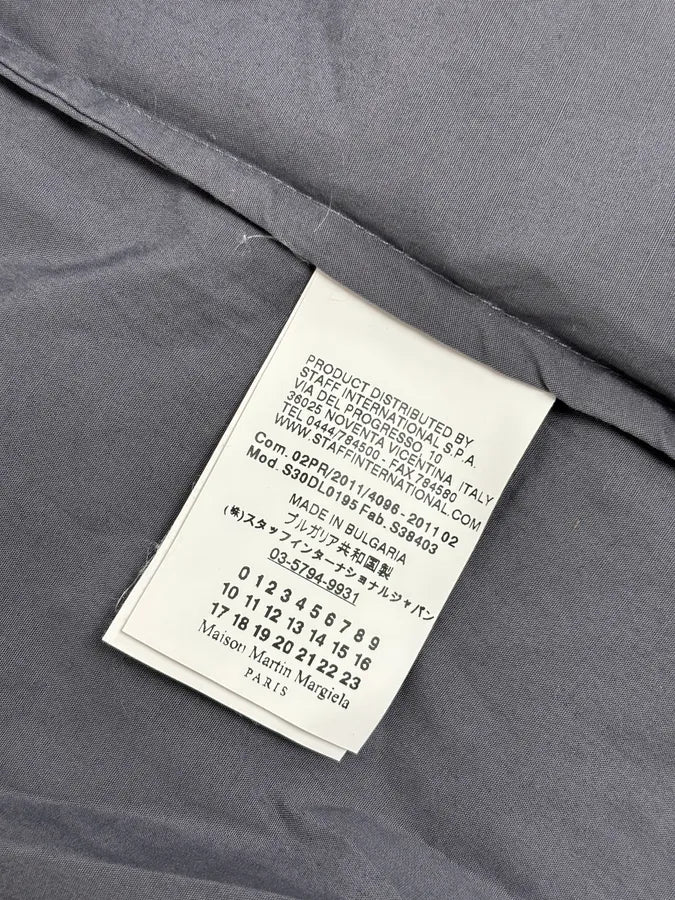 AW2011 Maison Margiela Grey Classy Signature Shirt sIucILj 13
