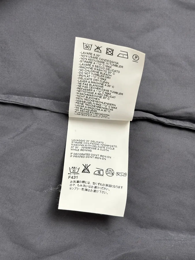 AW2011 Maison Margiela Grey Classy Signature Shirt sIucILj 14