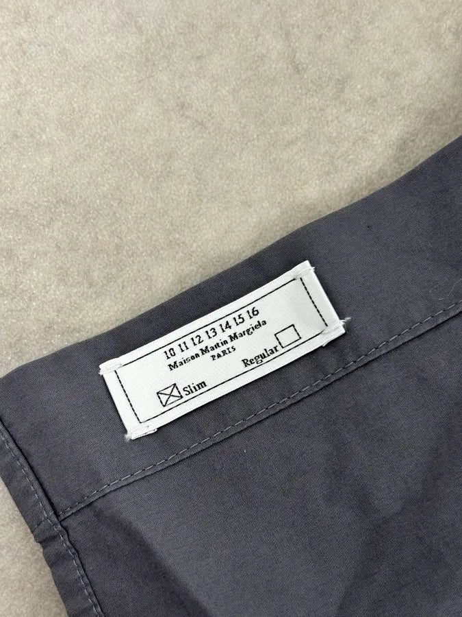 AW2011 Maison Margiela Grey Classy Signature Shirt sIucILj 12
