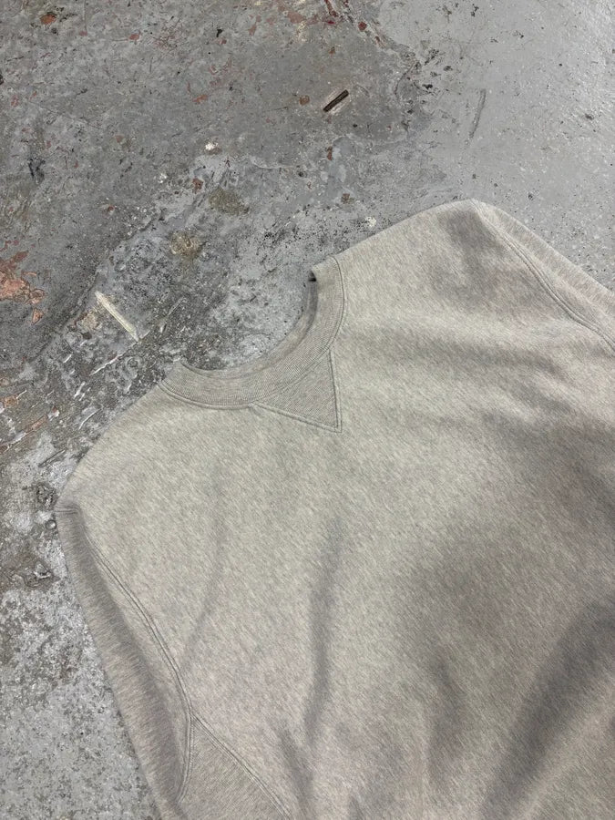 SS2023 Maison Margiela Grey Minimalist Crewneck Sweater QfnKgpm 4