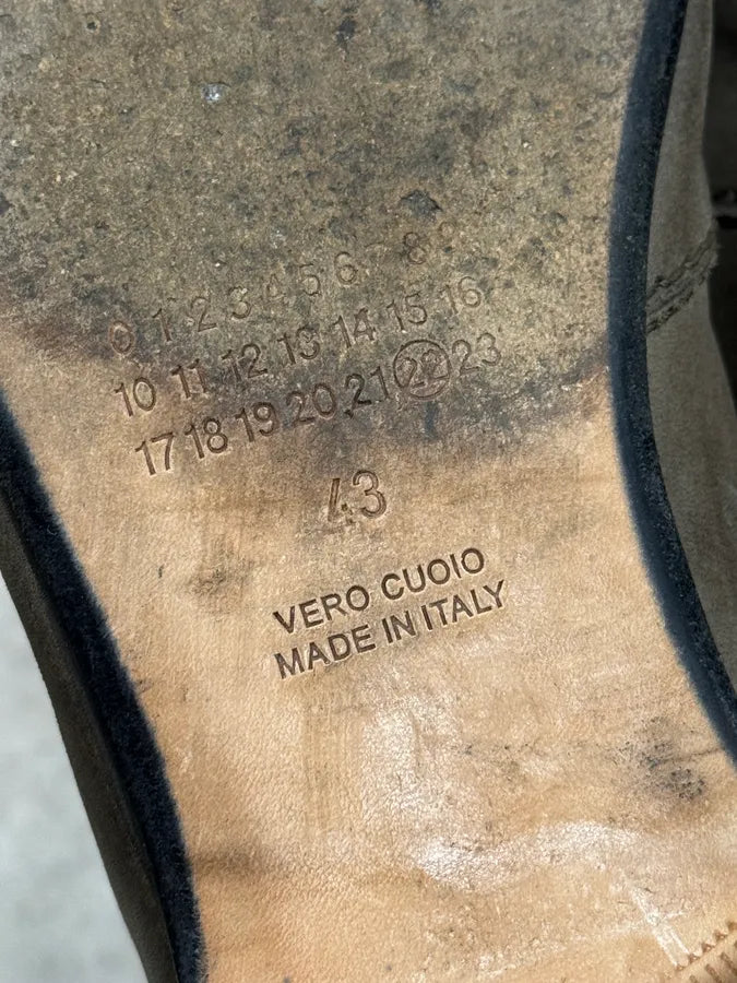 Maison Margiela Brown Eroded Leather Boots mBsEoeH 5