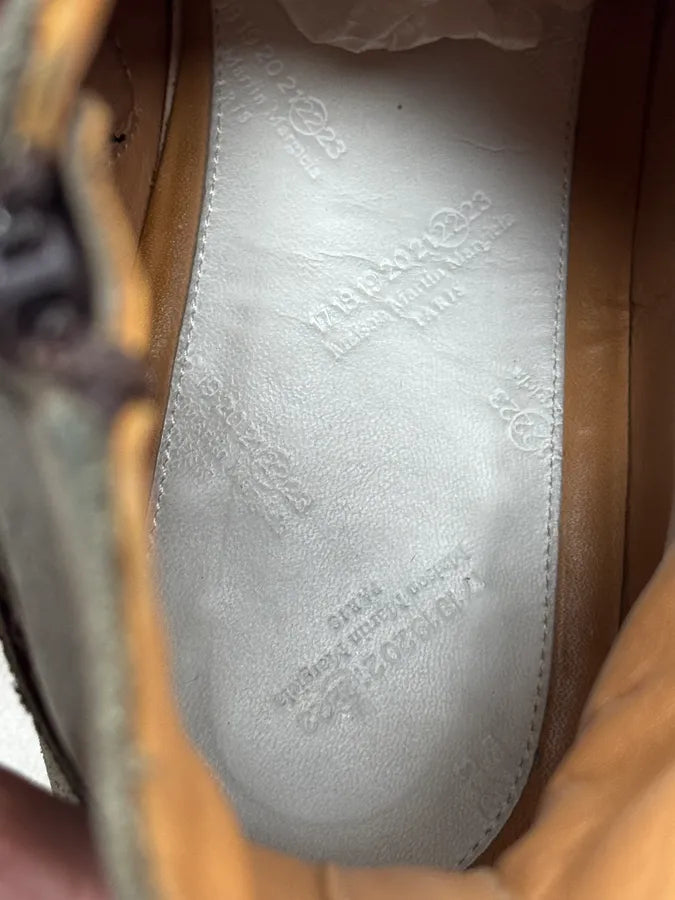 Maison Margiela Brown Eroded Leather Boots mBsEoeH 6
