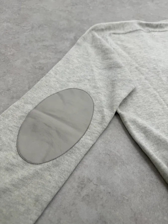 Maison Margiela Grey Signature Cardigan Sweater vqDCfqR 5