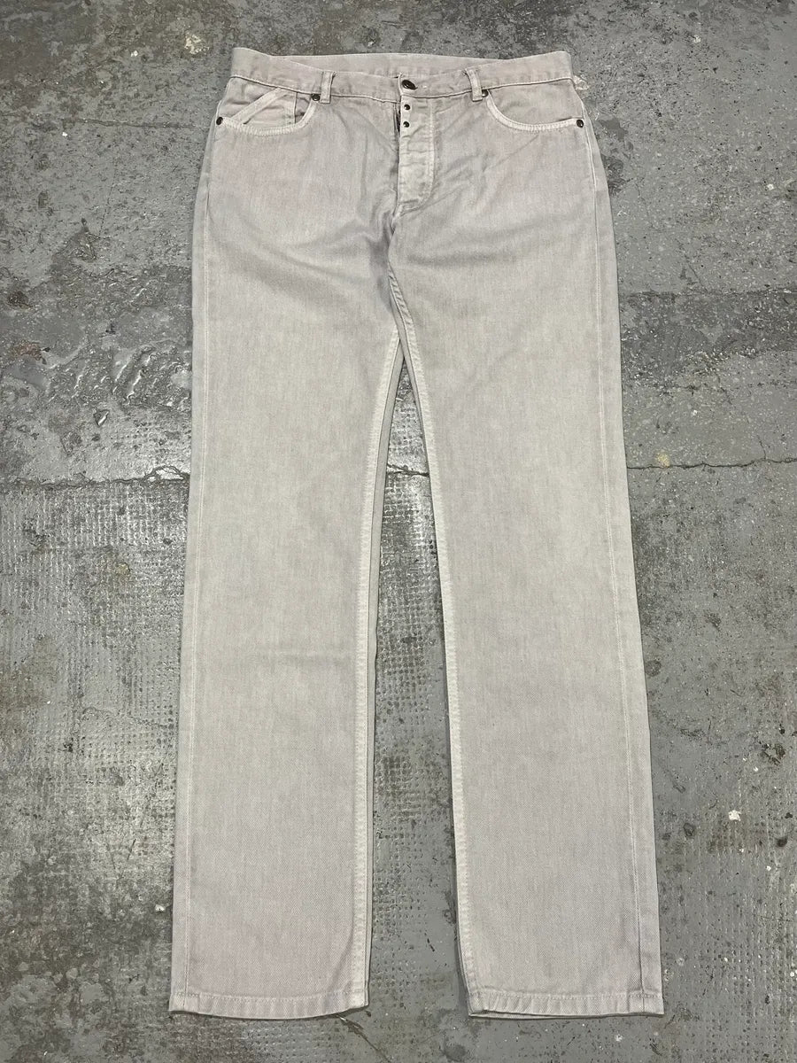 Maison Margiela Grey Signature Slim Denim Jeans OeYDvvp 0