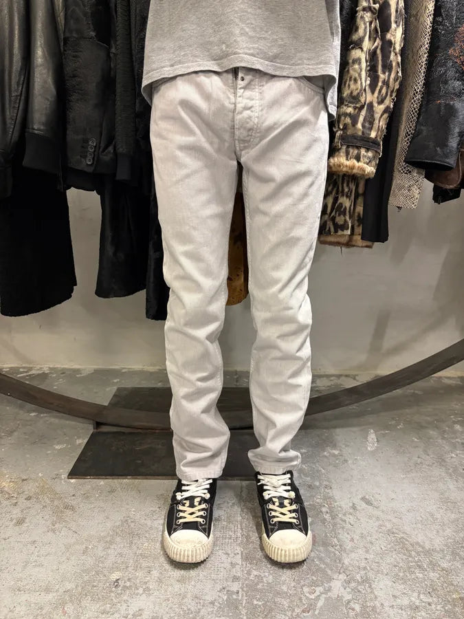 Maison Margiela Grey Signature Slim Denim Jeans OeYDvvp 1