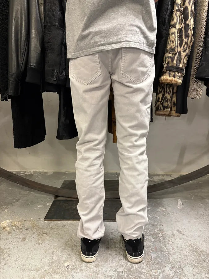 Maison Margiela Grey Signature Slim Denim Jeans OeYDvvp 3