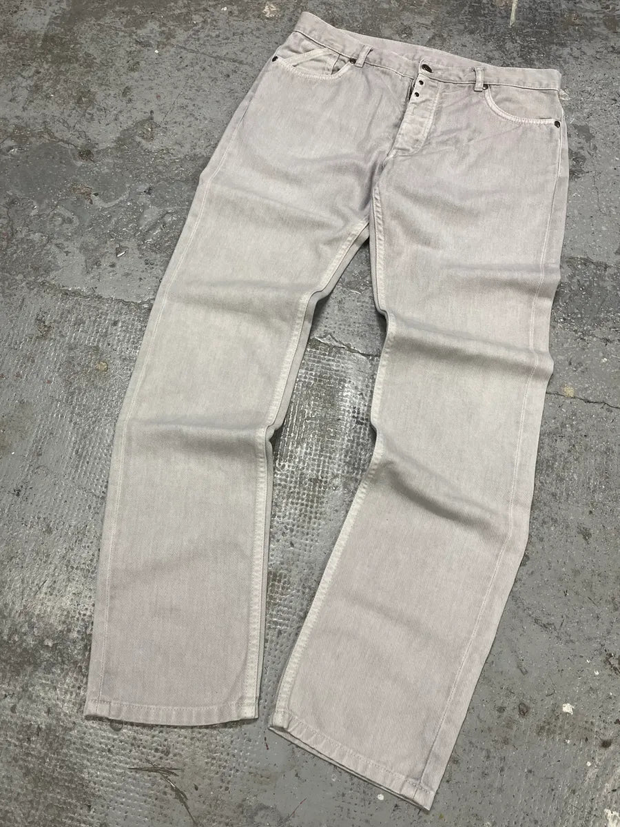 Maison Margiela Grey Signature Slim Denim Jeans OeYDvvp 4
