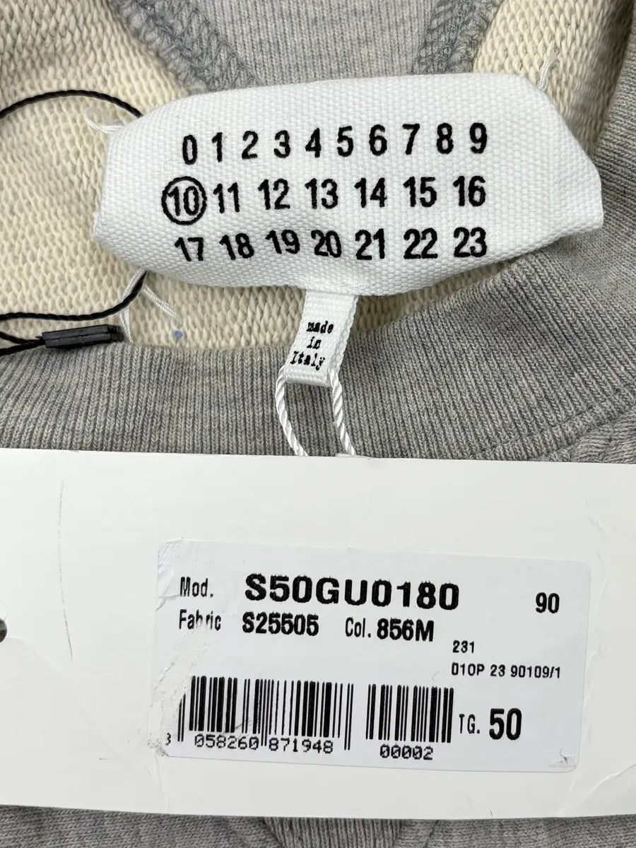 SS2023 Maison Margiela Grey Signature Cozy Sweater RmOdRxJ 5