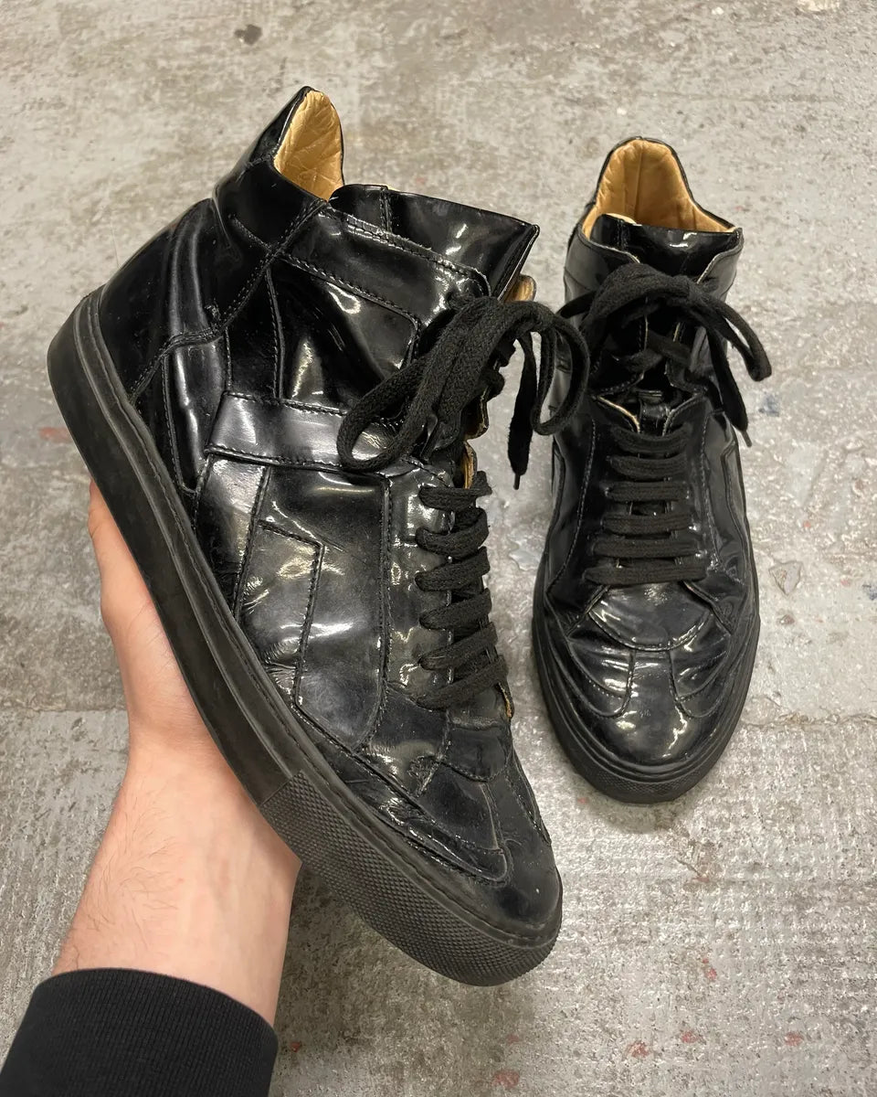 Maison Margiela High Black Patent (40eu/us7) EOTRlcu 0