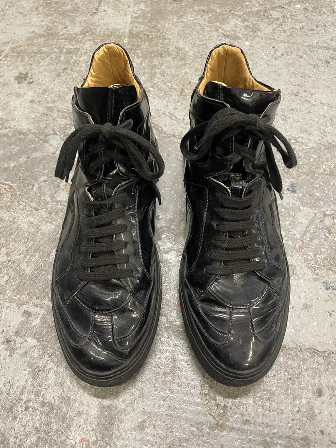 Maison Margiela High Black Patent (40eu/us7) EOTRlcu 1